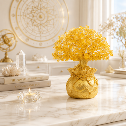 Luxury Feng Shui Money Tree Decor for Abundance & Success