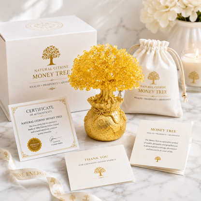 Luxury Feng Shui Money Tree Decor for Abundance & Success