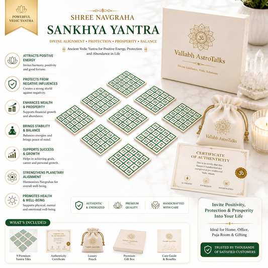 Grahao K Yantra – Premium Navgraha Spiritual Yantra for Harmony & Protection