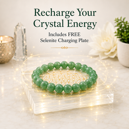 Green Aventurine Bracelet for Luck, Prosperity & Positive Energy