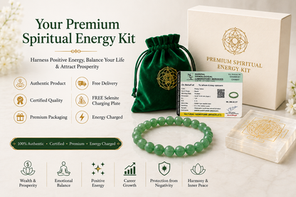 Green Aventurine Bracelet for Luck, Prosperity & Positive Energy