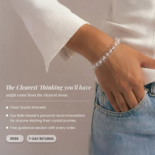 Clear Quartz Bracelet (Expand Consciousness)
