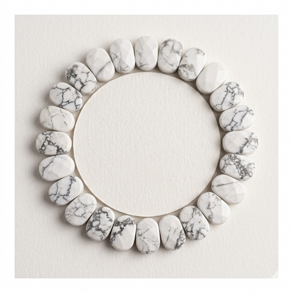 Oval Shape Faceted Crystal Beads bracelet